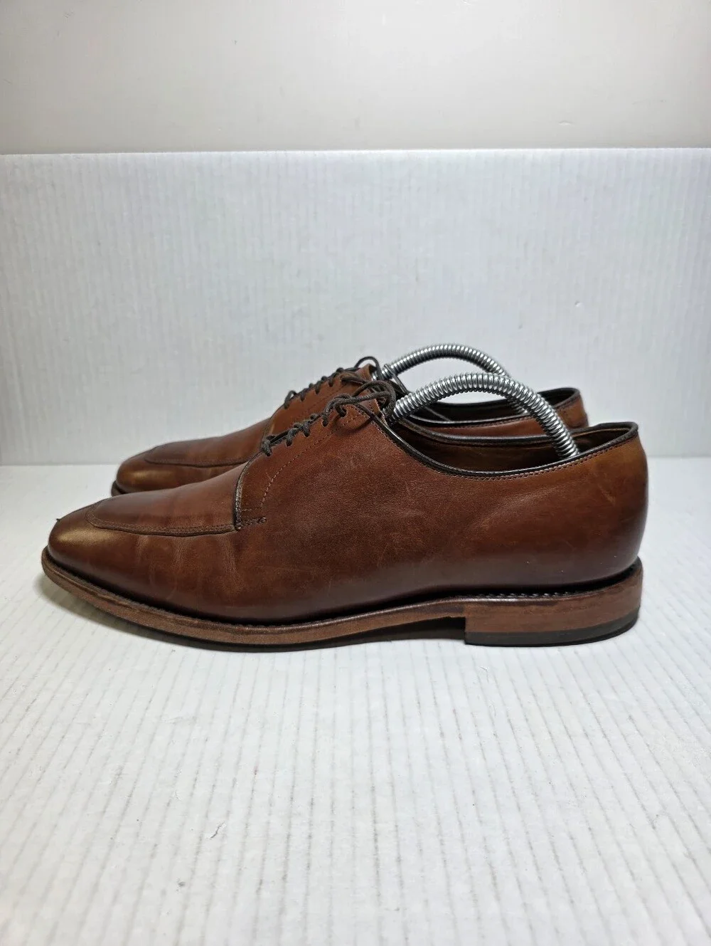 Allen Edmonds Delray Blucher Mens Dress Shoes Split Toe Size 9DDark Chili